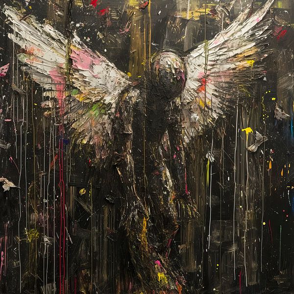 Bunter Engel von Kunst Laune