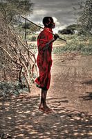 Jumping masai