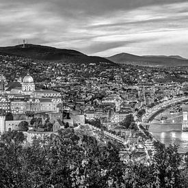 Budapest schwarz-weiß von Manfred Voss, Schwarz-weiss Fotografie