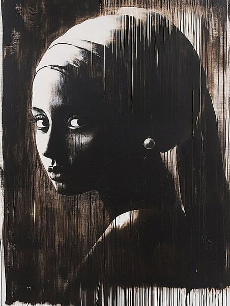 La fille à l'oreille de perle Urbain par La collection ARTEO