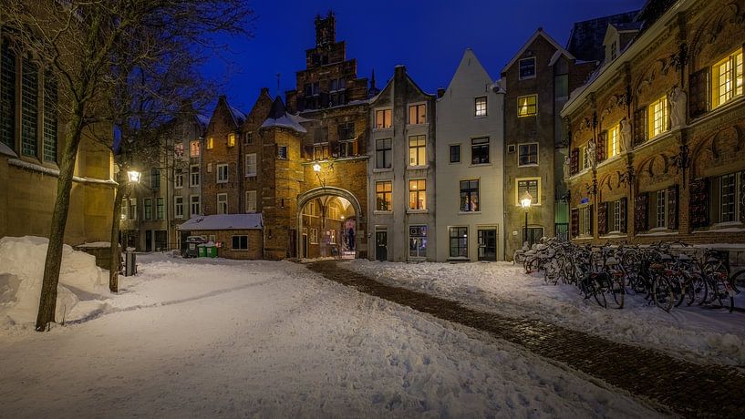 Sint Stevenskerkhof, édition d'hiver de Nimègue par Mario Visser