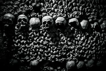 Doodshoofd Catacomben van Parijs