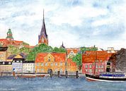 Der Flensburger Hafen von Sandra Steinke Miniaturansicht