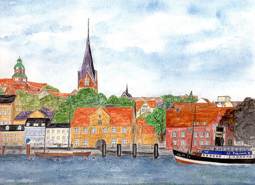 Der Flensburger Hafen von Sandra Steinke