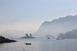 View over the bay at Plockton, Scotland by Wilma Overwijn