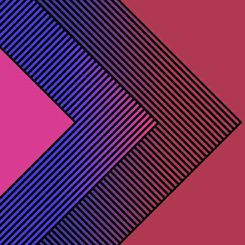 Abstract Retro Geometrie Kleurrijk