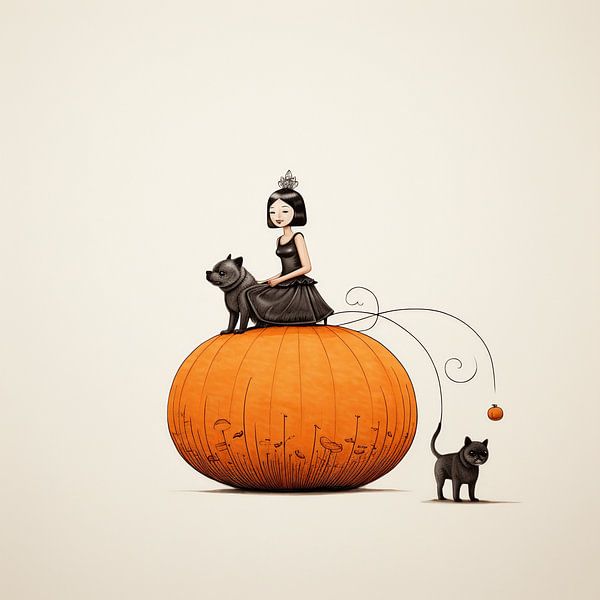 Cinderella 2.0: A Funny Twist with Pumpkins and Fluffy Friends by Karina Brouwer