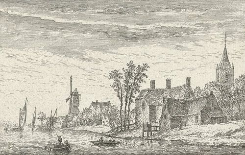 Abraham Rademaker, Gezicht op Moordrecht, 1631