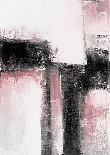 roze zwart wit abstract