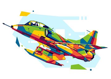 A-4 Skyhawk in WPAP by Lintang Wicaksono