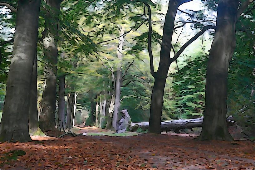 Où tombe l'arbre pour qu'il repose. par Arie Visser