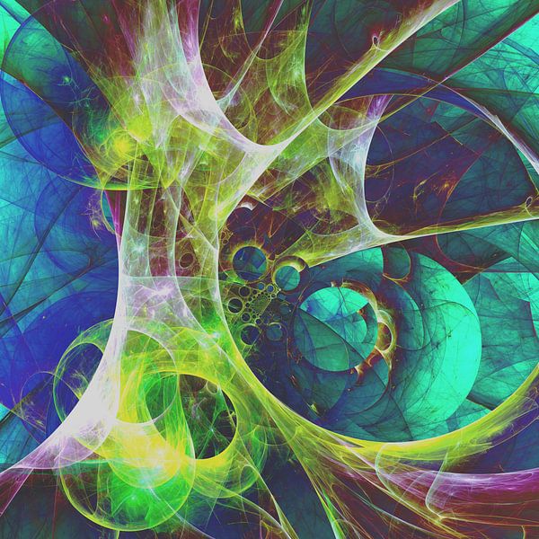 Composition abstraite 417 par Angel Estevez