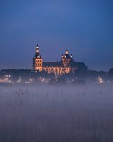 Avondmist in Het Bossche Broek, zicht op Sint-Jan