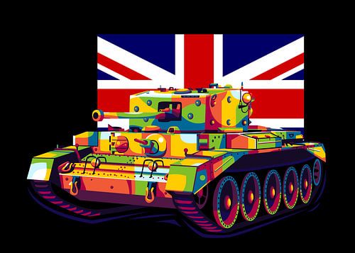 Cromwell in Pop Art Illustratie