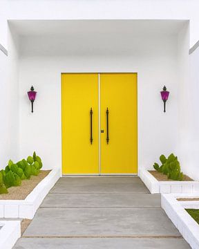 Yellow Doors in Palm Springs by Tom Windeknecht