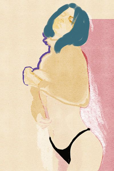 fashionista IV - portret van een mooie vrouw in lingerie