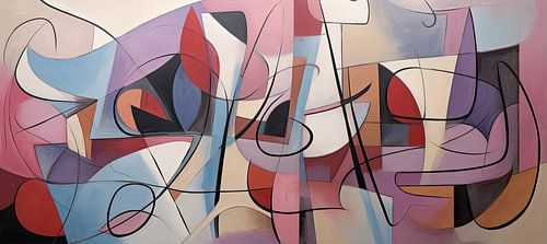 Abstract Schilderij Sweet Embrace