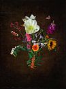 Still life with flowers and insects by Anouschka Hendriks thumbnail