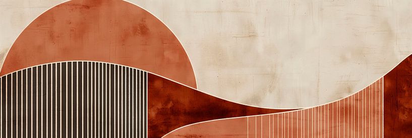 Terracotta Rythme et flux par Whale & Sons