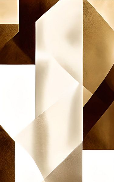 Abstract brons 2 van Niek Traas