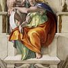 Michelangelo. Sixtijnse Kapel, Delphic Sibille by 1000 Schilderijen