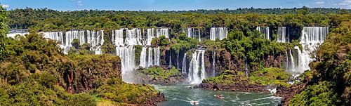 De watervallen van Iguazu tussen Argentinië en Brazilië