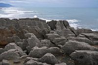 Pancake rocks in Punakaiki, New Zealand