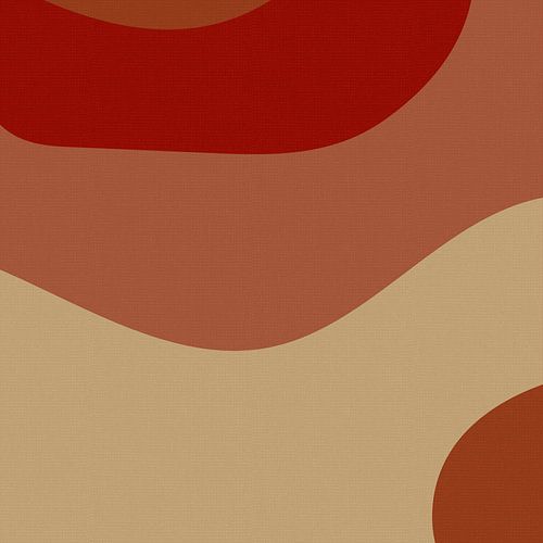 Minimalistische abstracte kunst in aardetinten IV