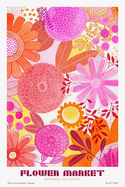 Flower Market No. 25 von Susan Black by The Artcircle