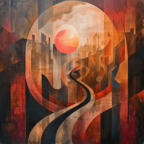 Morning Sun over the City - New Beginnings in the Streets