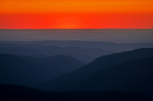Sonnenuntergang am Hohneck