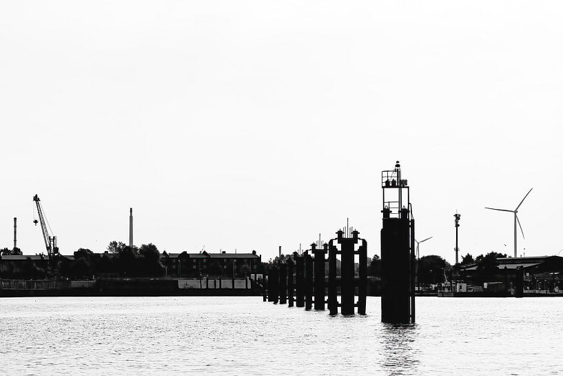 Harbour Silhouette by Michael Schulz-Dostal