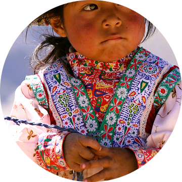 Peruvian Girl van Gert-Jan Siesling