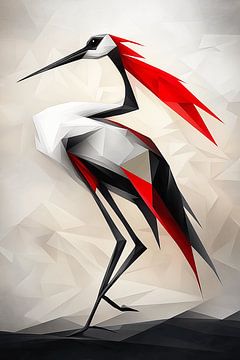 Dansende Reiger van Karina Brouwer