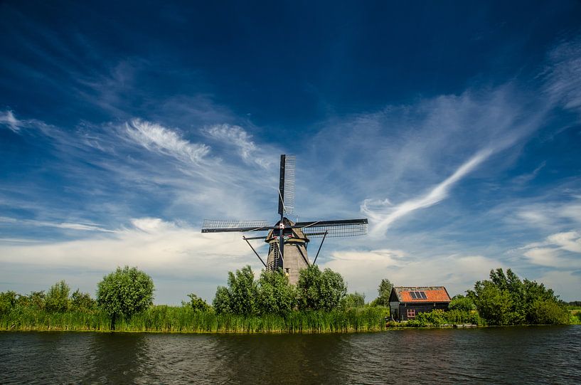 Overwaard n°6 - Moulin à vent à Kinderdijk par RB-Photographie