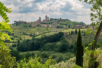 San Gimignano, Toscane van Mark Bolijn