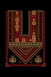 Tatreez ornament template 96 by Richard Laschon