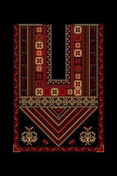 Tatreez ornament template 96 by Richard Laschon