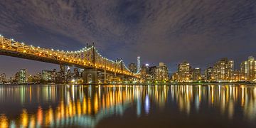 New York Skyline - Queensboro Bridge (6) van Tux Photography
