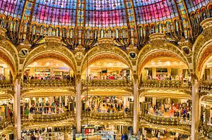 Intérieur des Galeries Lafayette à Paris