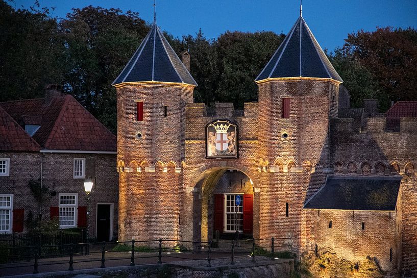 The city gate of Amersfoort by Ton Tolboom