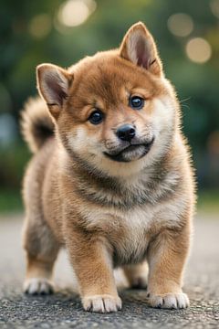 Süßer Shiba-Inu-Welpe von Matthias Hauser