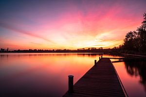 The sky is on fire