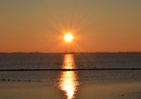 De zon in zee..