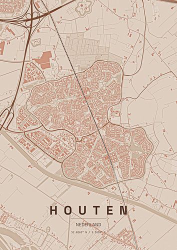 Houten Plattegrond