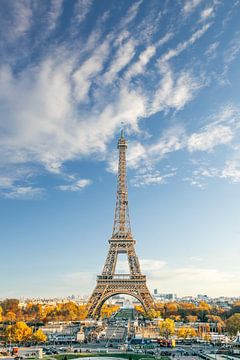 Eiffeltoren in de herfst, Parijs van Christian Müringer