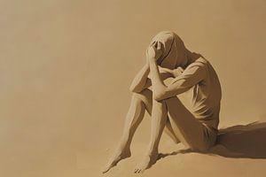 Innerer Kampf - Abstrakte Darstellung menschlicher Emotionen