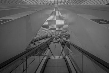 Lüttich - Bahnhof Guillemins Belgien von Mario Brussé Fotografie