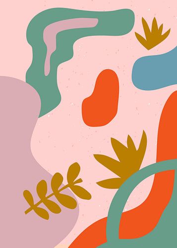 Natuur Landschap Retro Abstract