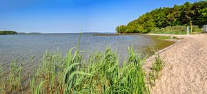 Lagune in Lietzow auf Rügen, Naturstrand
